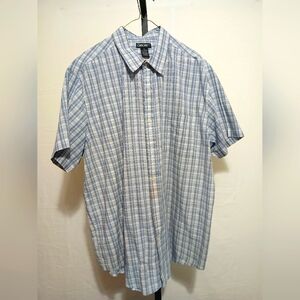 Cherokee Light Blue Plaid Shirt
